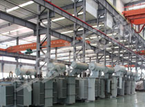 聊城非晶合金变压器生产现场