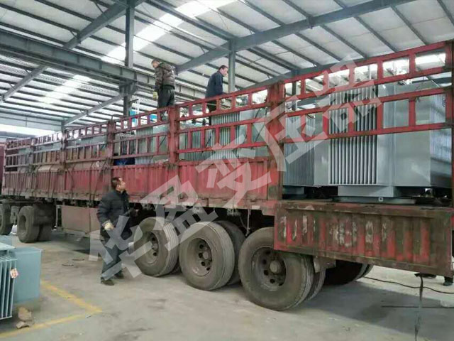 聊城非晶合金变压器发货现场